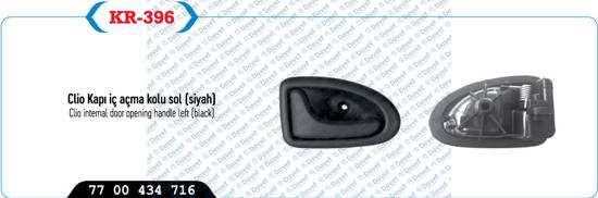 KAYA KR-396 Kapi Ic Acma Kolu Sol Siyah Clio-Logan